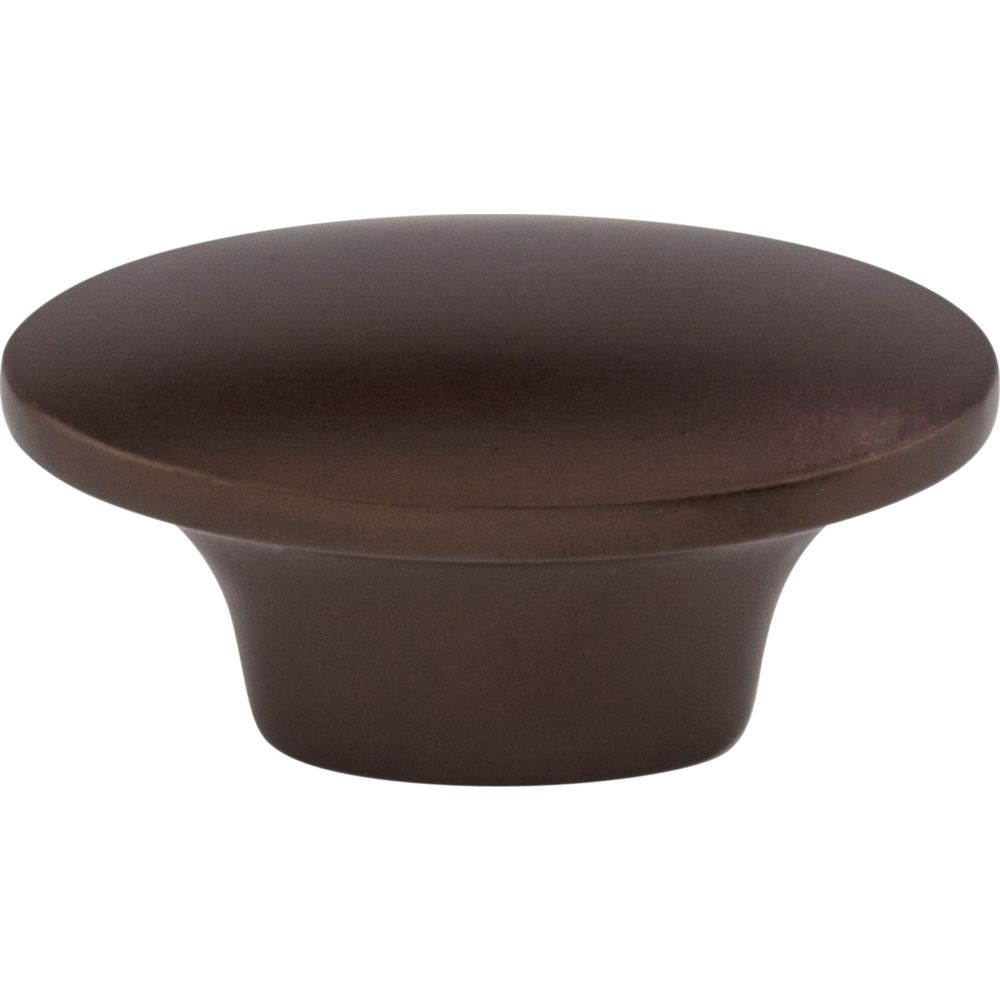 Top Knobs M1233 Oval Knob 1 1/2" - Oil Rubbed Bronze