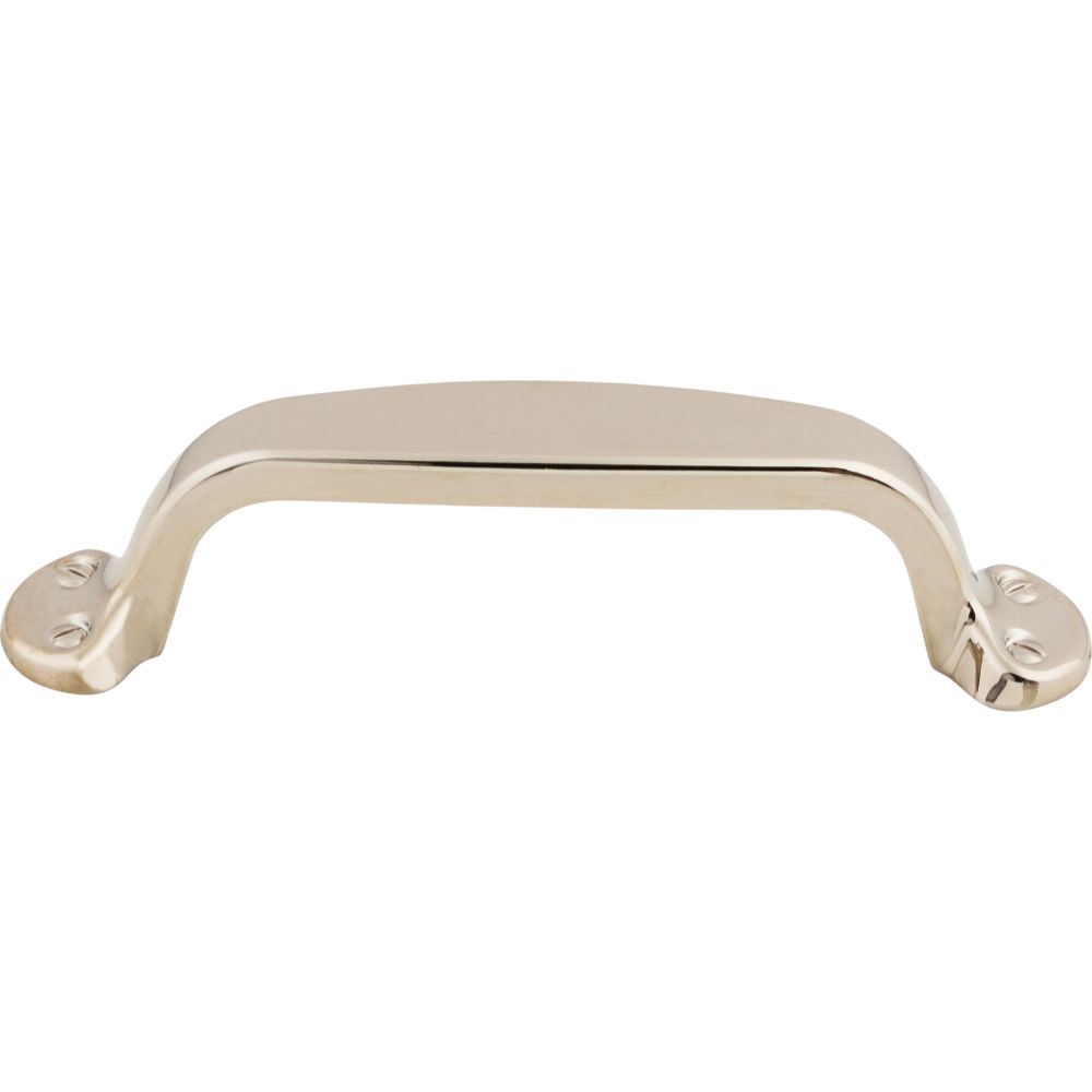 Top Knobs M1261 Trunk Pull 3 3/4" (c-c) - Polished Nickel