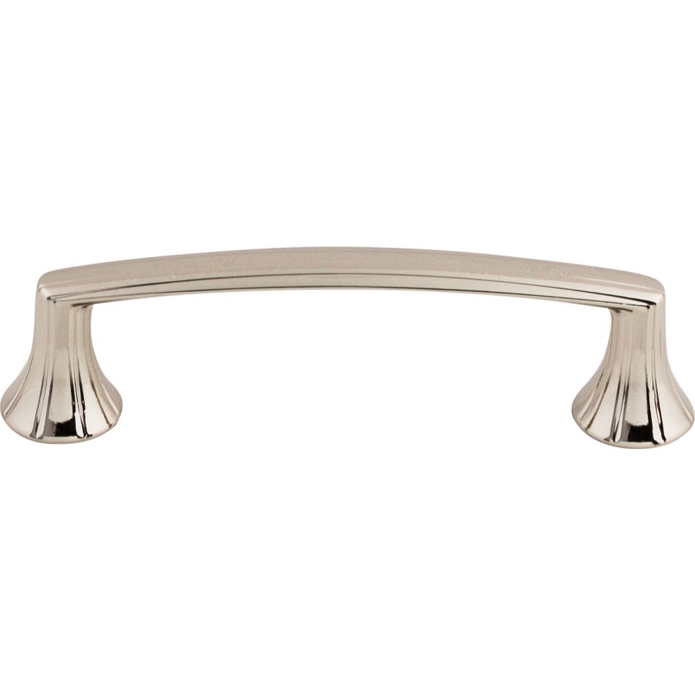 Top Knobs M1293 Rue Pull 3 3/4" (c-c) - Polished Nickel
