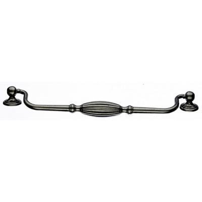 Top Knobs M138 Tuscany Drop Pull Large 8 13/16" (c-c) - Pewter Antique