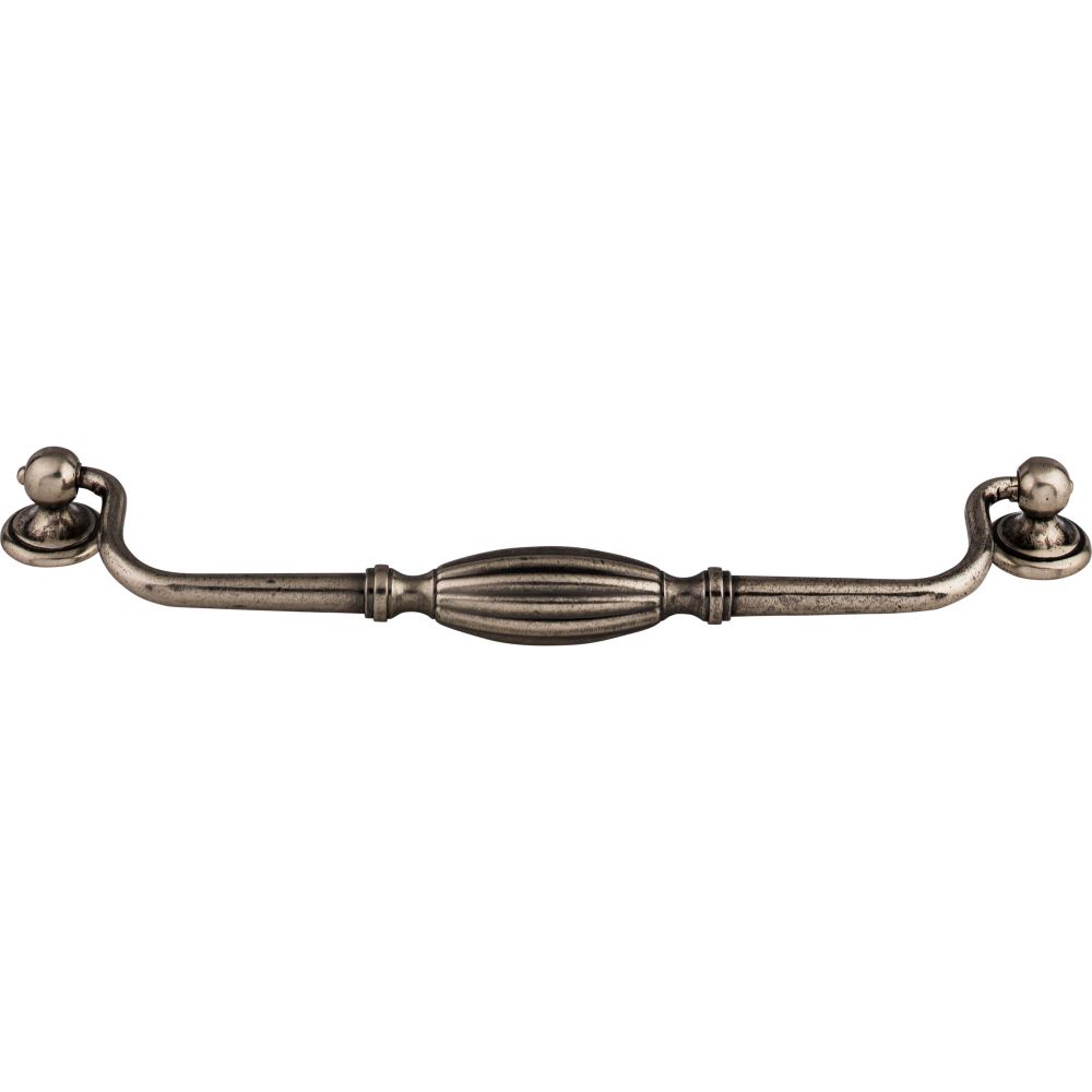 Top Knobs M138 Tuscany Drop Pull Large 8 13/16" (c-c) - Pewter Antique