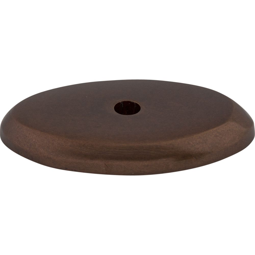 Top Knobs M1438 Aspen Oval Backplate 1 1/2" - Mahogany Bronze
