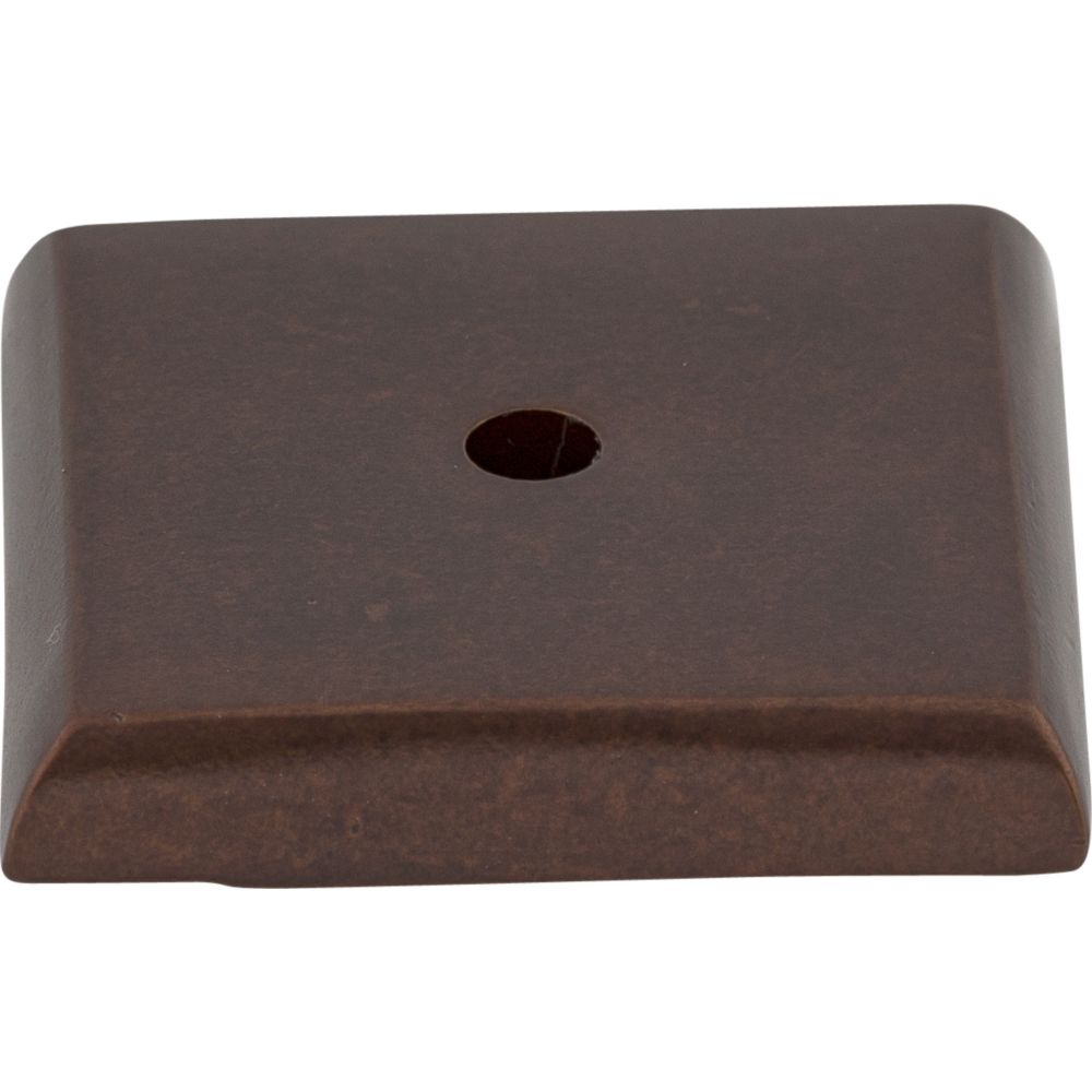 Top Knobs M1453 Aspen Square Backplate 1 1/4" - Mahogany Bronze
