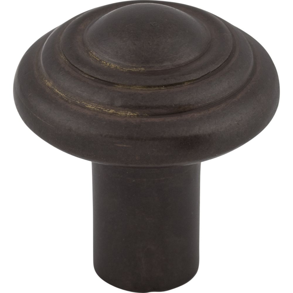 Top Knobs M1472 Aspen Button Knob 1 1/4" - Medium Bronze