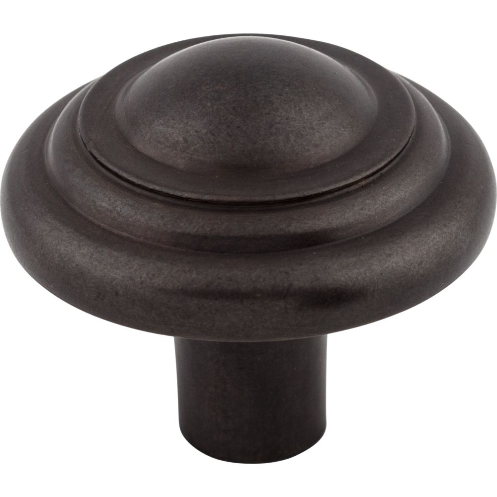 Top Knobs M1477 Aspen Button Knob 1 3/4" - Medium Bronze