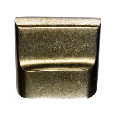 Top Knobs M1501 Aspen Flat Sided Knob 7/8" (c-c) - Light Bronze