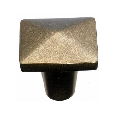 Top Knobs M1516 Aspen Square Knob 1 1/4" - Light Bronze
