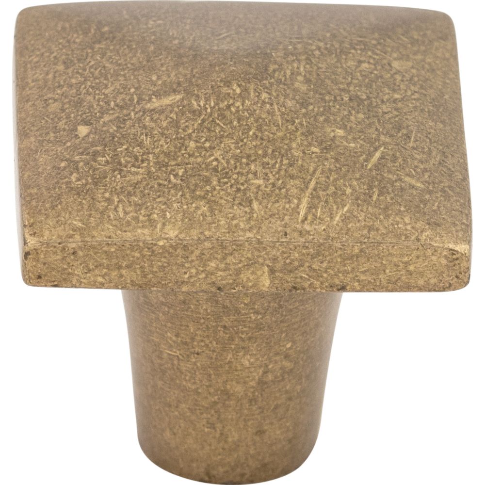 Top Knobs M1516 Aspen Square Knob 1 1/4" - Light Bronze