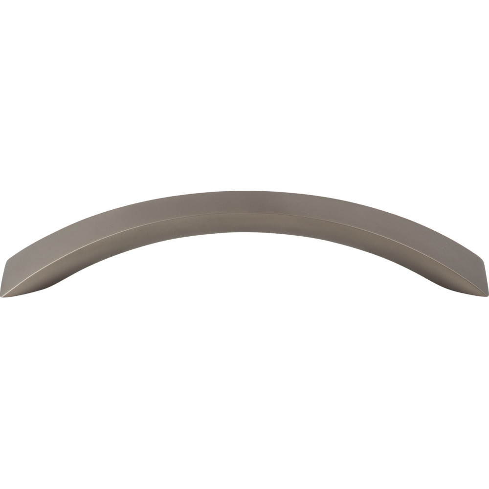 Top Knobs M1577 Crescent Flair Pull 5 1/16 Inch (c-c) - Ash Gray