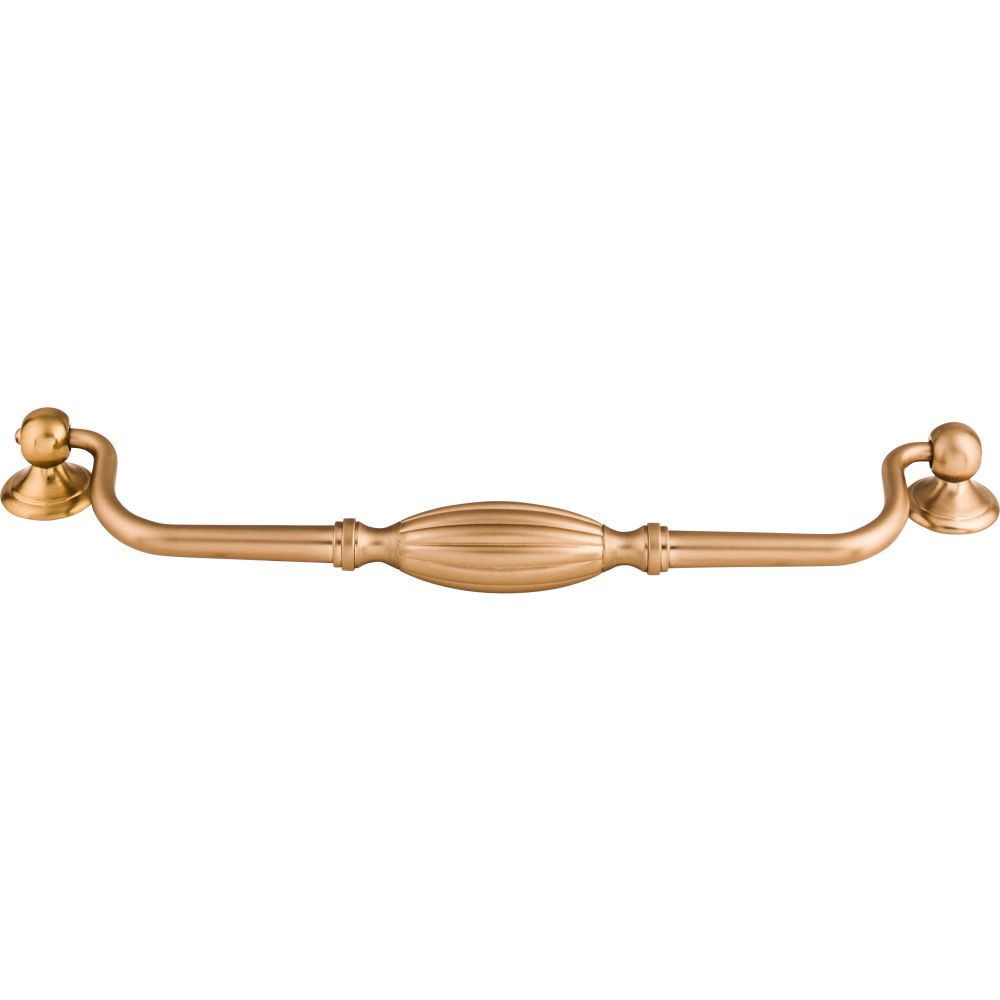 Top Knobs M1626 Tuscany Drop Pull Large 8 13/16" (c-c) - Brushed Bronze