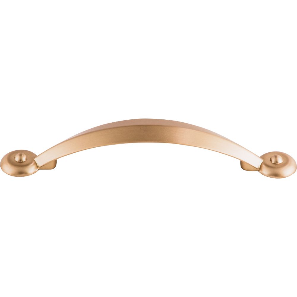 Top Knobs M1662 Angle Pull 3 3/4" (c-c) - Brushed Bronze