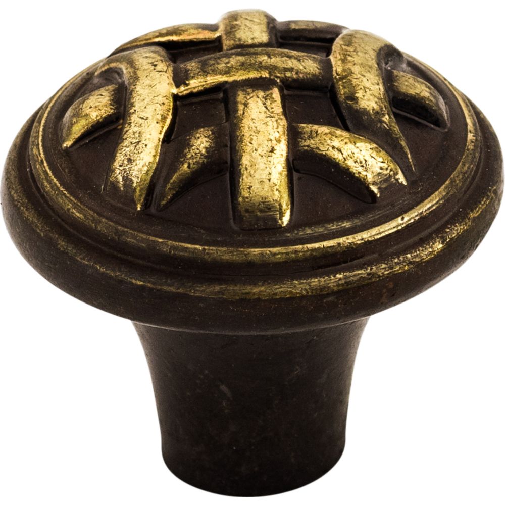 Top Knobs M166 Celtic Knob Small 1" - Dark Antique Brass