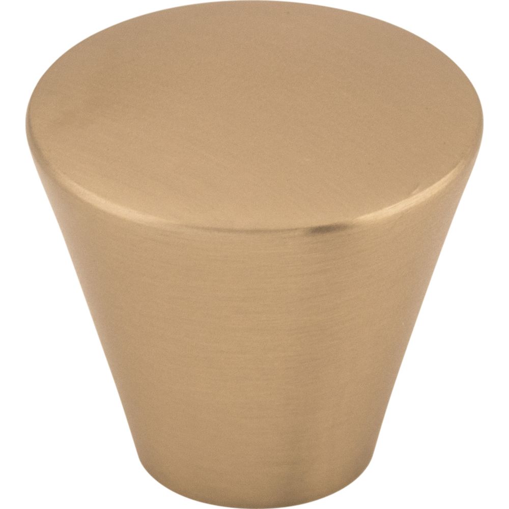 Top Knobs M1677 Cone Knob 1 1/16" - Brushed Bronze