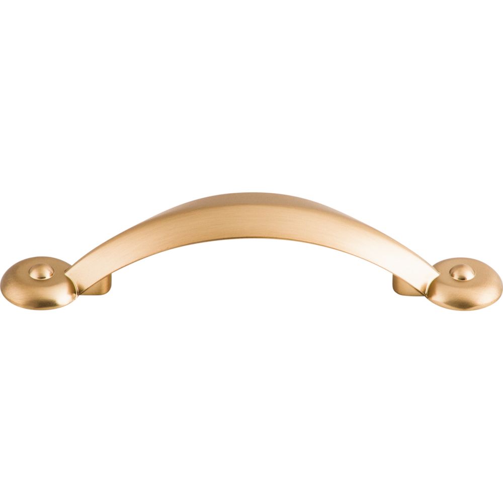 Top Knobs M1728 Angle Pull 3" (c-c) - Brushed Bronze
