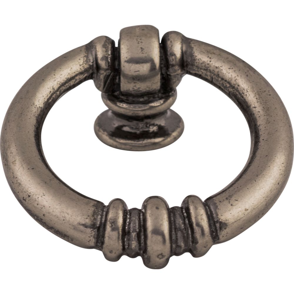 Top Knobs M173 Newton Ring Pull 1 1/2" - Pewter Antique