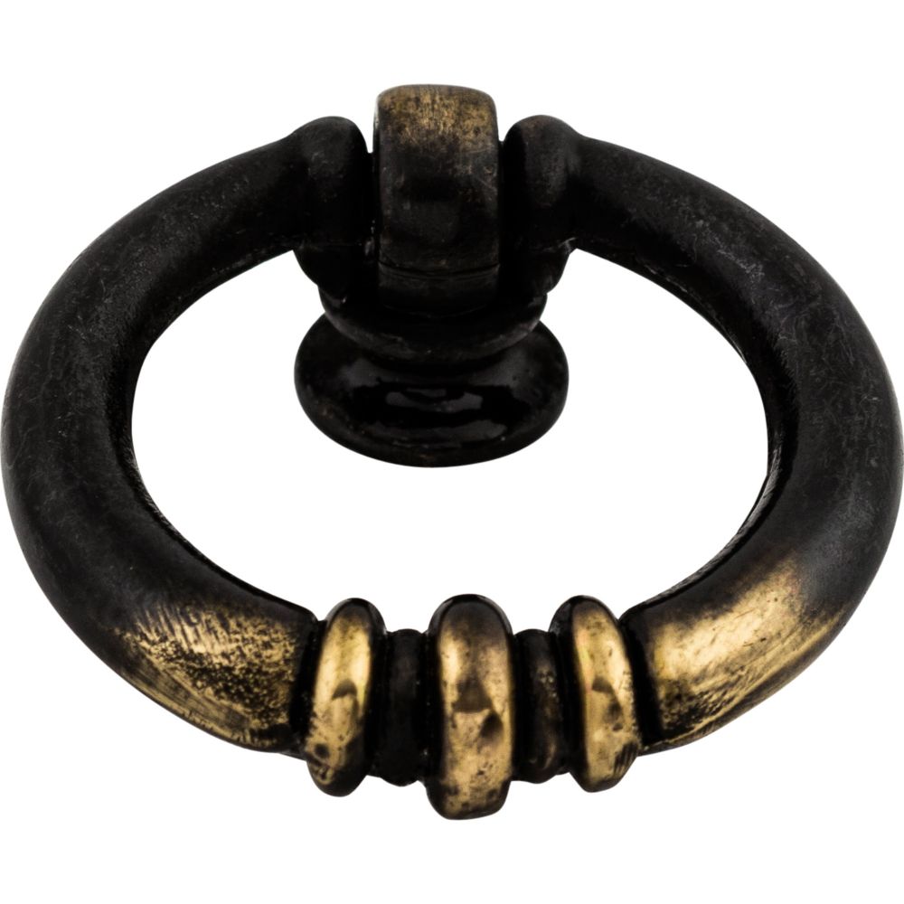 Top Knobs M176 Newton Ring Pull 1 1/2" - Dark Antique Brass