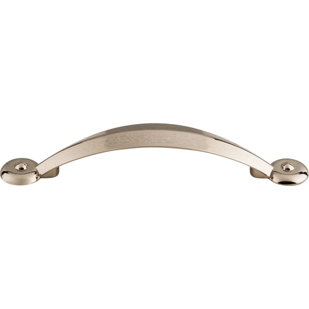Top Knobs M1905 Angle Pull 3 3/4" (c-c) - Polished Nickel