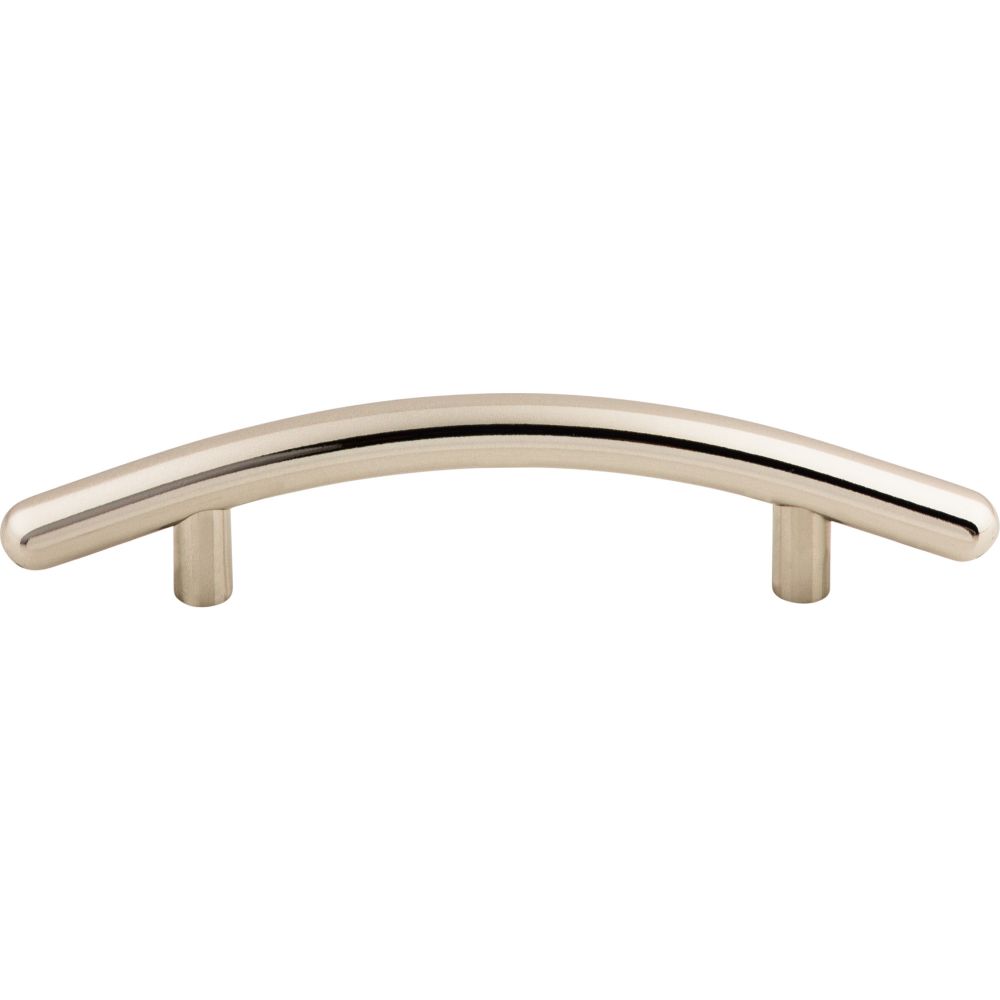 Top Knobs M1951 Curved Bar Pull 3 3/4" (c-c) - Polished Nickel