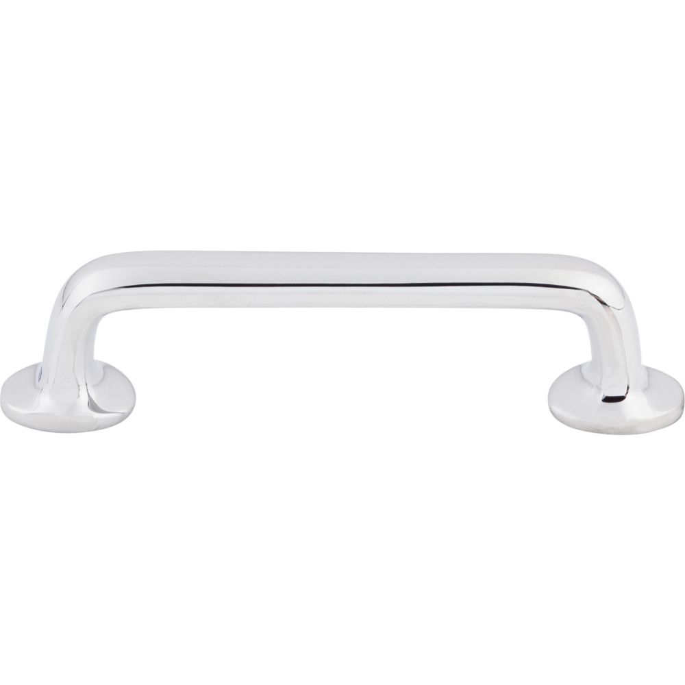 Top Knobs M1988 Aspen II Rounded Pull 4" (c-c) - Polished Chrome
