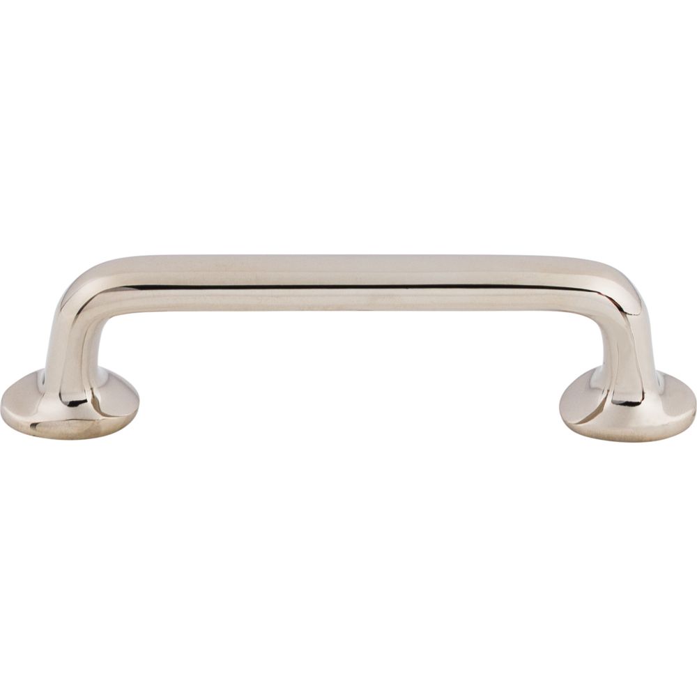 Top Knobs M1989 Aspen II Rounded Pull 4" (c-c) - Polished Nickel