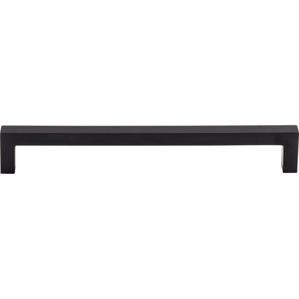 Top Knobs M2137 Square Bar Pull 7 9/16" (c-c) - Flat Black