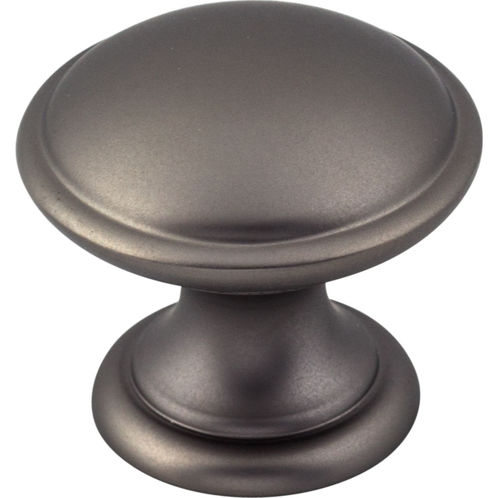 Top Knobs M2170 Rounded Knob 1 1/4 Inch - Ash Gray