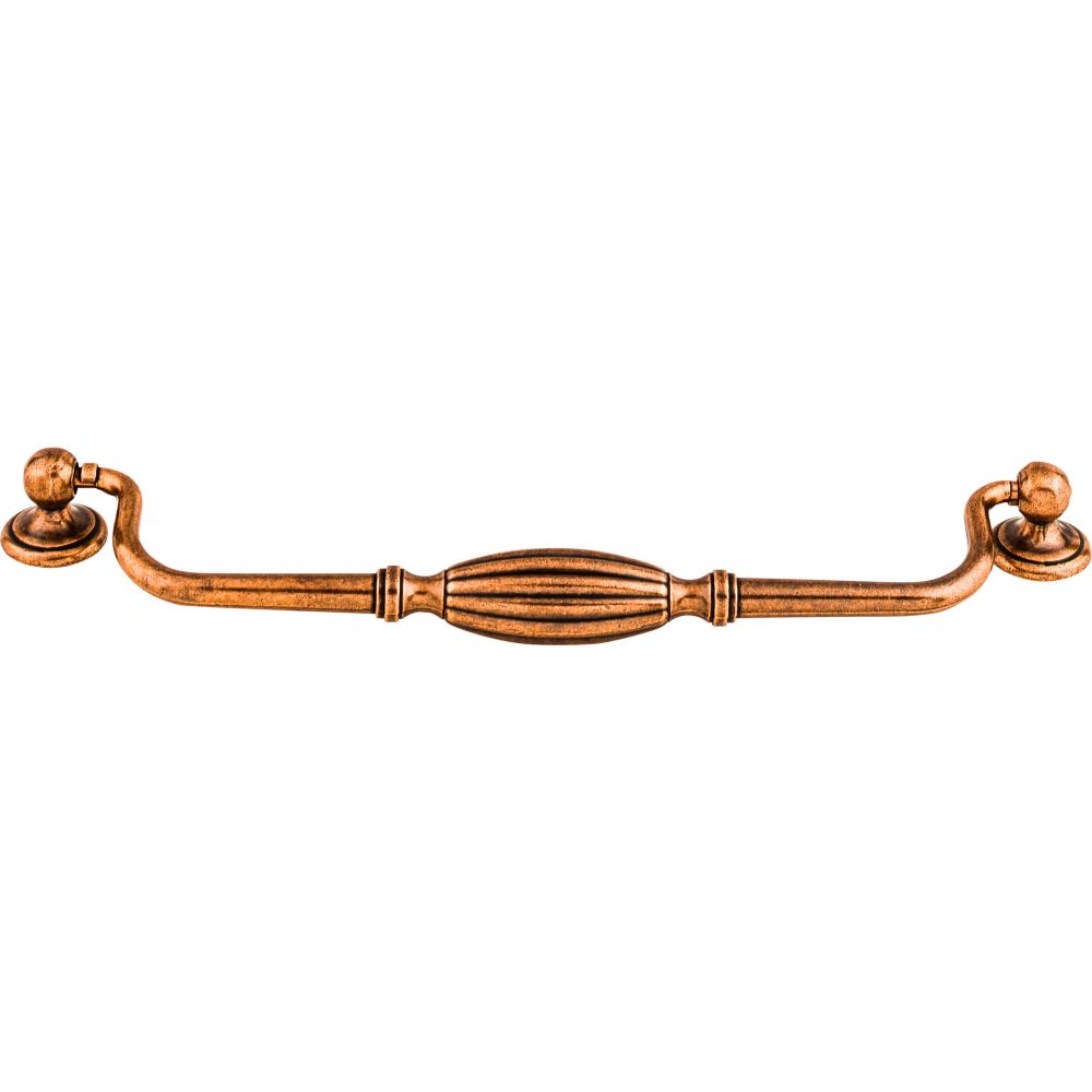Top Knobs M218 Tuscany Drop Pull Large 8 13/16" (c-c) - Old English Copper