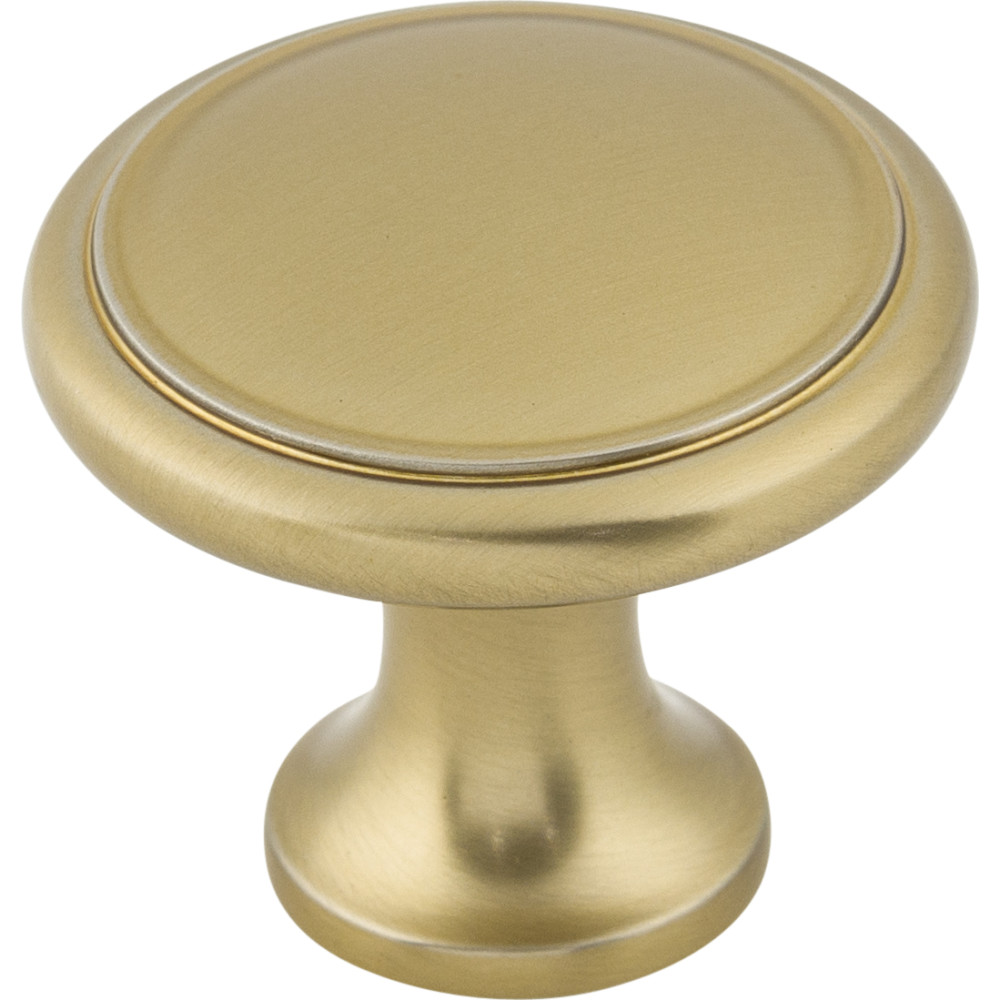 Top Knobs M2197 Ringed Knob 1 1/8 Inch - Honey Bronze