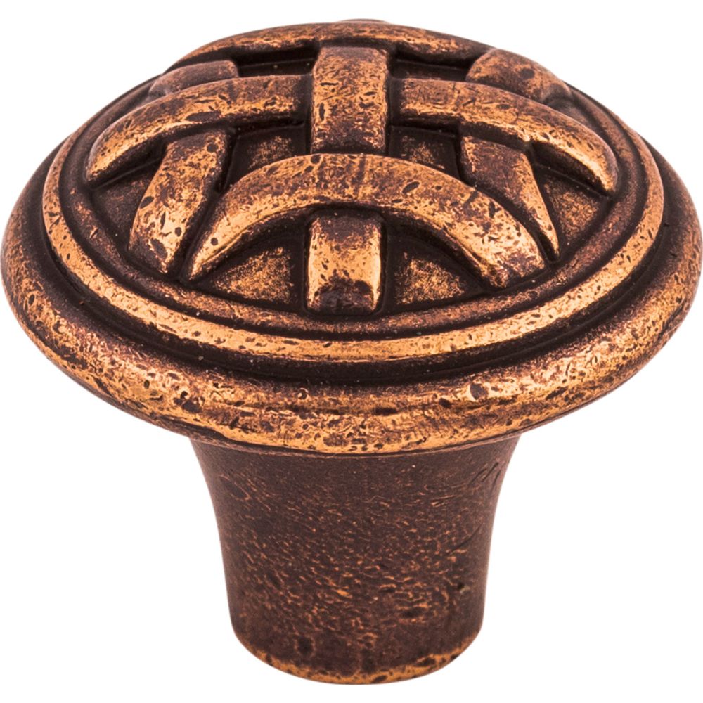 Top Knobs M225 Celtic Knob Small 1" - Old English Copper