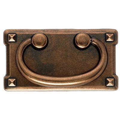 Top Knobs M236 - Mission Plate Pull 3 (c-c) - Old English Copper - Chateau II Collection 