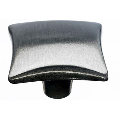 Top Knobs M253 - Square Knob 1 3/8 - Pewter Light - Chateau II Collection 
