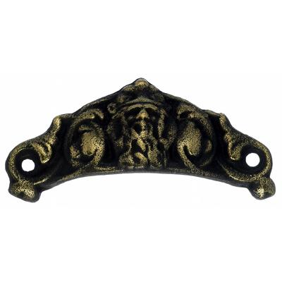 Top Knobs M258 - Neptune Cup Pull 3 11/16 (c-c) - Dark Antique Brass - Chateau II Collection 