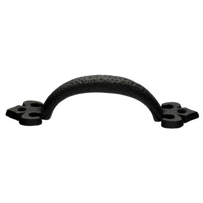 Top Knobs M268 - Fleur Pull 4 1/16 (c-c) - Rust - Chateau II Collection 
