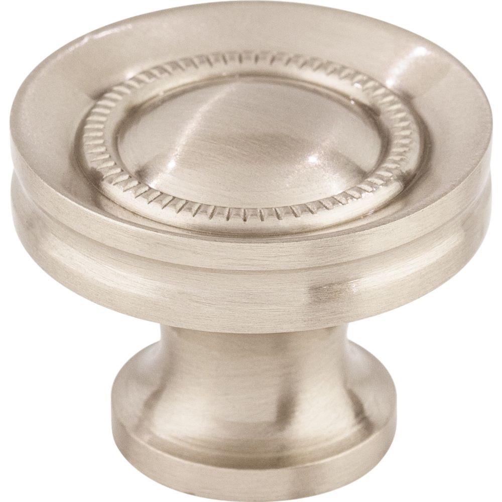 Top Knobs M292 Button Faced Knob 1 1/4" - Brushed Satin Nickel