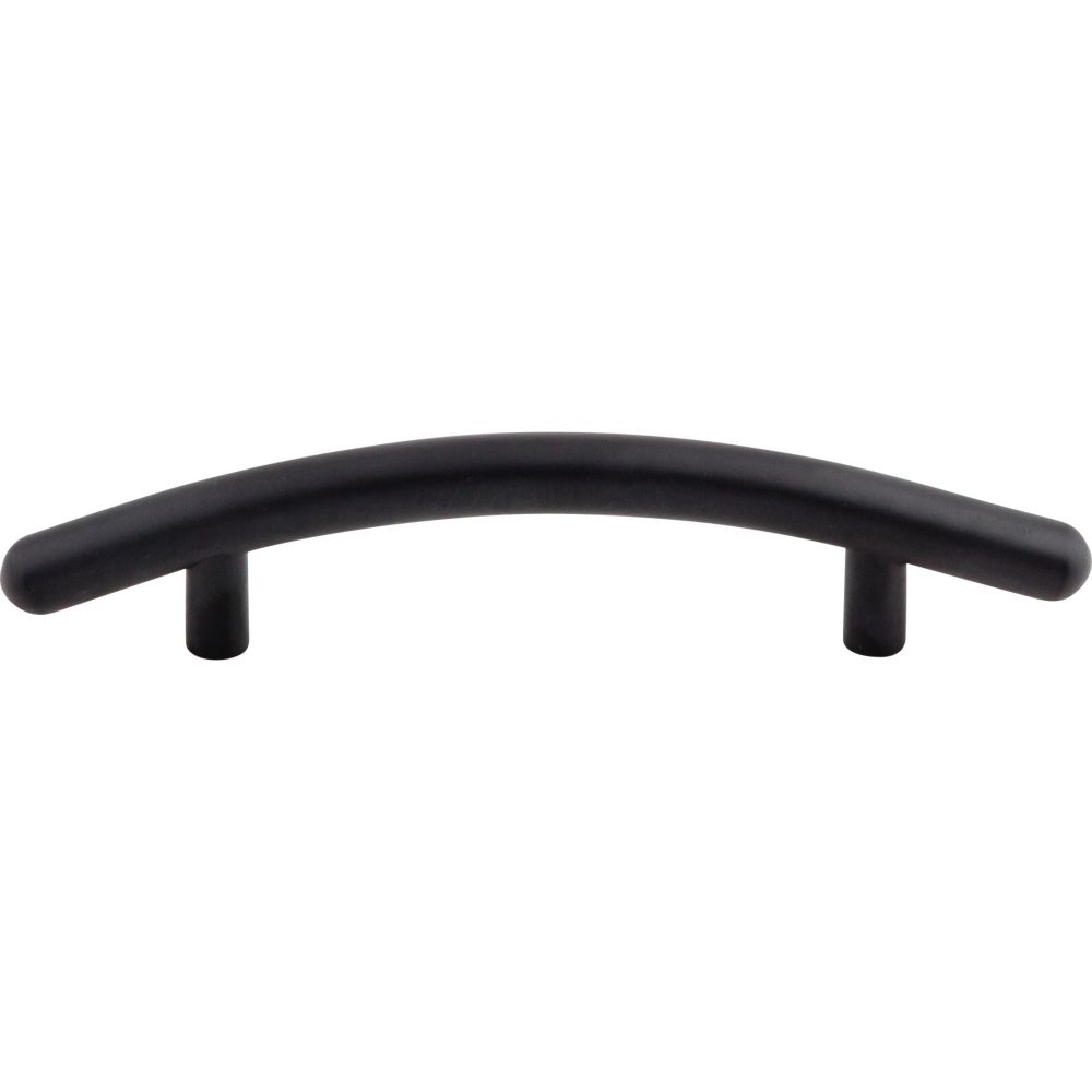 Top Knobs M535 Curved Bar Pull 3 3/4" (c-c) - Flat Black