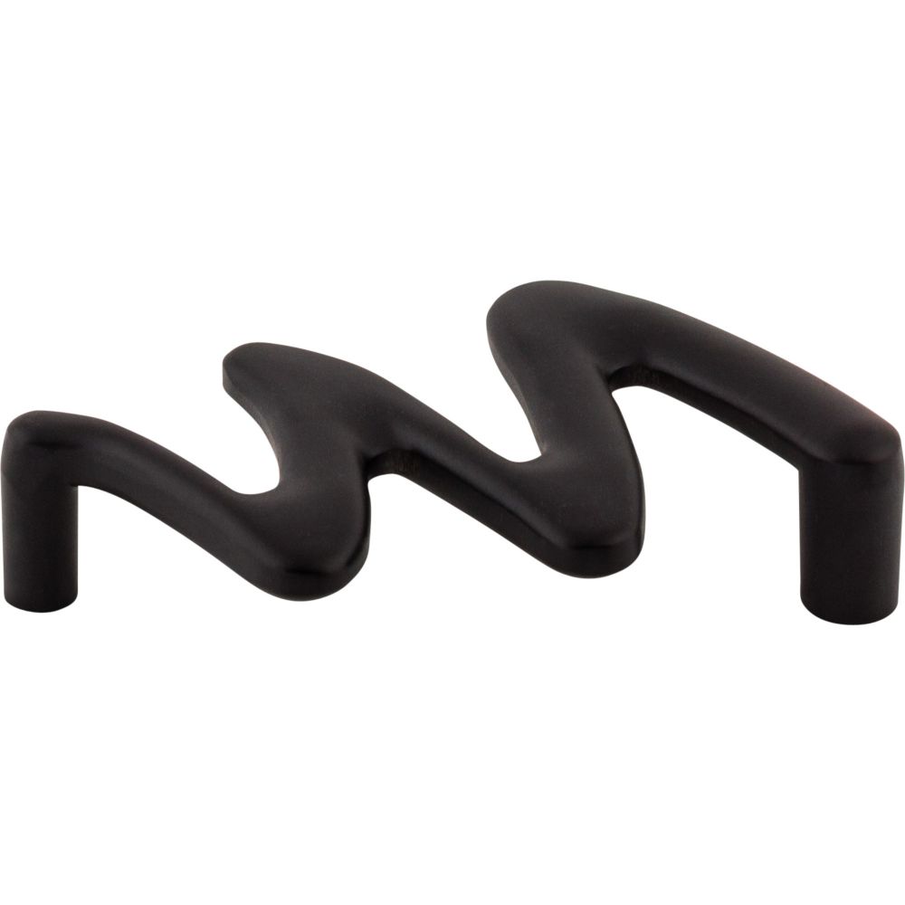 Top Knobs M563 Squiggly Pull 3 3/4" (c-c) - Flat Black
