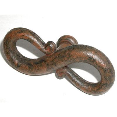 Top Knobs M630 S-Shaped Knob 3 1/4" - Patina Rouge