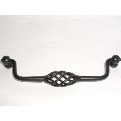 Top Knobs M662 Twisted Wire Drop Pull 6 5/16" (c-c) - Patina Black
