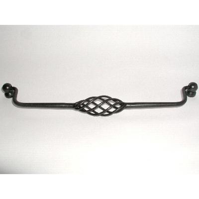 Top Knobs M668 Twisted Wire Drop Pull 10 1/8" (c-c) - Patina Black