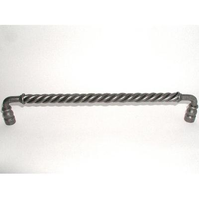 Top Knobs M676 Twisted Bar Pull 12" (c-c) - Pewter