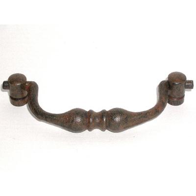 Top Knobs M687 Andelle Drop Pull 3 3/4" (c-c) - Patina Rouge