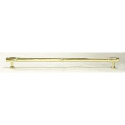 Top Knobs M722-18 - Nouveau Bamboo Appliance Pull 18 (c-c) - Polished Brass - Appliance Collection 