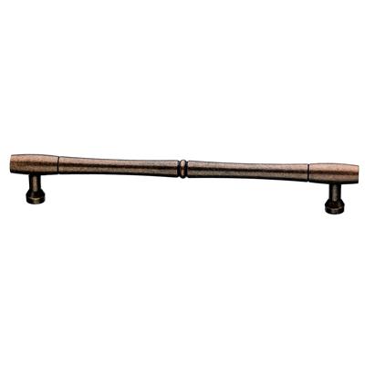 Top Knobs M725-12 - Nouveau Bamboo Appliance Pull 12 (c-c) - Antique Copper - Appliance Collection 