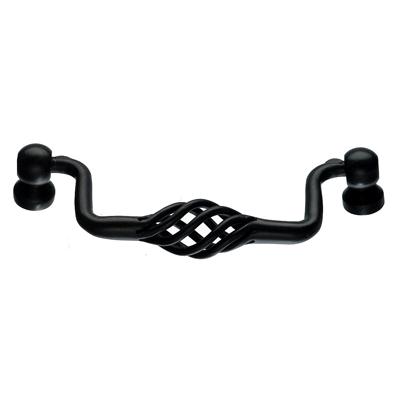 Top Knobs M743 Twisted Wire Drop Pull 3 3/4" (c-c) - Patina Black