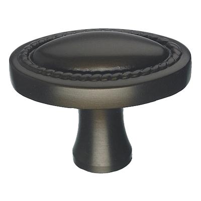 Top Knobs M751 Oval Rope Knob 1 1/4" - Oil Rubbed Bronze