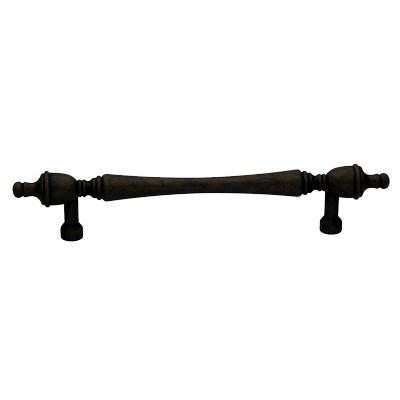 Top Knobs M824-7 Somerset Finial Pull 7" (c-c) - Patina Rouge