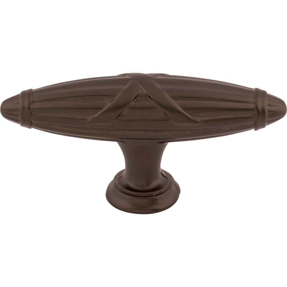 Top Knobs M931 Ribbon & Reed T-Pull 2 3/4" - Oil Rubbed Bronze