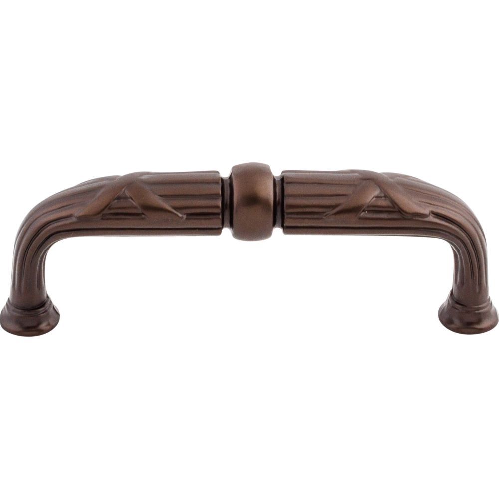 Top Knobs M937 Ribbon & Reed D-Pull 3 3/4" (c-c) - Oil Rubbed Bronze