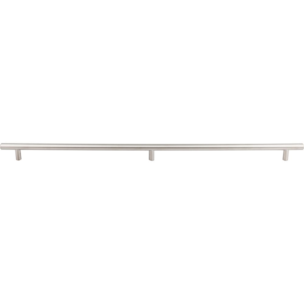 Top Knobs SS11 Solid Bar Pull 3 posts 2x15 1/8" (c-c) - Brushed Stainless Steel