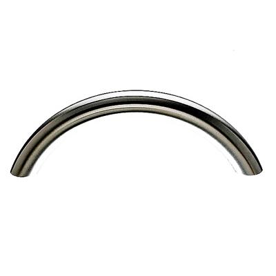 Top Knobs SS13 Solid Bowed Bar Pull 3" (c-c) - Brushed Stainless Steel